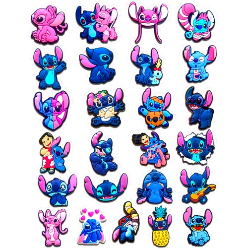 Keapenthus 25Pcs Cartoon Shoe Charms for Clog Slides Sandals, Cute Shoe Accessories for Party Favor