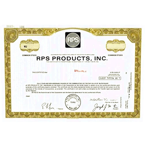 RPS Products, Inc.