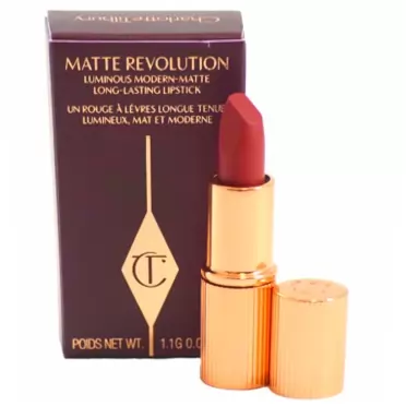 Charlotte Tilbury Matte Revolution Luminous Modern-Matte Long-Lasting Lipstick Mini Travel Size Charm - Walk Of No Shame
