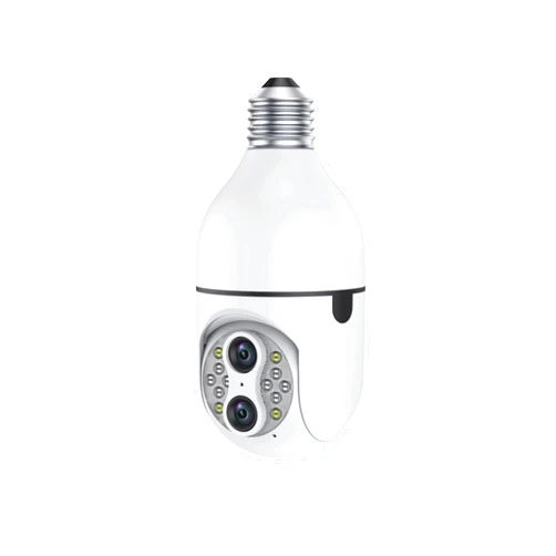 OHBET 4MP 10X Zoom Light Bulb Security WiFi Camera, Wireless Security Camera 360° PTZ Smart Home IP Camera E27 Light Blub Camera Full Color Night Vision Baby Pet Monitor (Bulb)