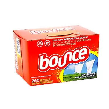 Bounce-OutdoorFresh Bounce Fabric Softener and Dryer Sheets - Toss Away Wrinkles and Static, Outdoor Fresh Scented, 260 Bounce Dryer Sheets