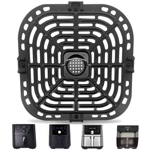 GZHCJJ Air Fryer Accessories for Instant Pot Vortex 6 in 1 6 QT Gourmia GAF735 6 QT AirFryer, Original Air Fryer Replacement Tray Grill Pan Plate Crisper Plate Rack Parts,Dishwasher Safe