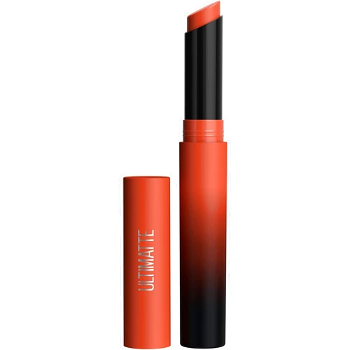 Maybelline Color Sensational Ultimatte Matte Lipstick, Non-Drying, Intense Color Pigment, More Caramel, Caramel Nude, 1 Count