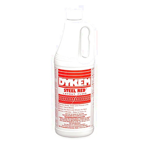Dykem Layout Fluid,Red,31.5 oz,Bottle