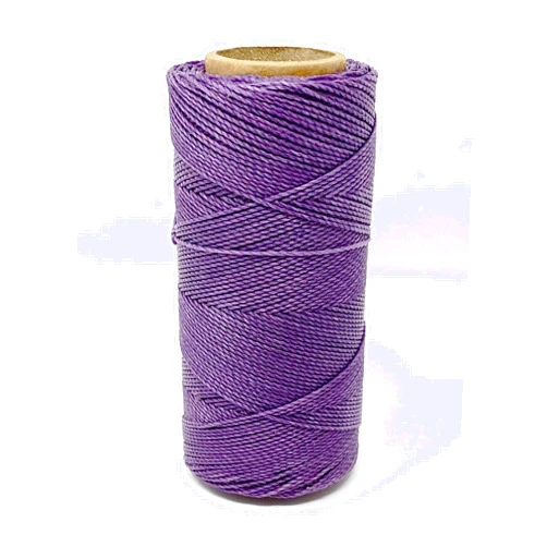 Fanfarria Linhasita Waxed Cord 1 mm Purple Macrame Thread Made in Brazil PE-4/100G TEX 595 COR 69 168 Meters