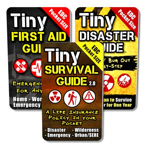 ULTIMATE SURVIVAL TIPS BE PREPARED-BECAUSE YOU NEVER KNOW Tiny First Aid, Disaster & Survival Guide Set – Pocket Emergency Preparedness Handbooks for Safety, Crisis Response & Natural Disaster Readiness (3-Pack)