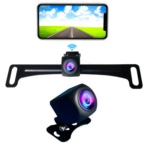 Casoda Newest FHD1080P Wireless Backup Camera, Ultra Strong 5.8G WiFi Signal Crystal Clear Picture Smooth Video, Support iPhone and Android Phone, Suitable for car SUV Pickup Sedan etc