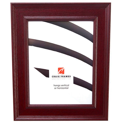Craig Frames FM97MA 8 x 10-Inch Picture Frame, Smooth Wrap Finish, 2-Inch Wide, Mahogany