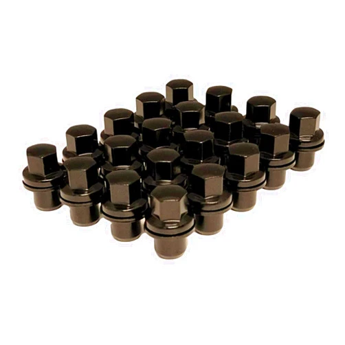 Eisen Performance Set of 20 Eisen Performance Black OEM Factory Style Lug Nuts Compatible with Stock Wheels Land Range Rover HSE Sport LR3 LR4