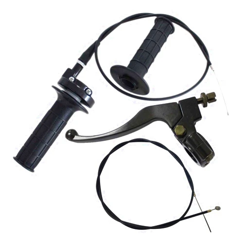CORINTH Gator parts Brake Clutch Lever Bike Brake Cable Throttle Grip w/Cable for Baja Mini Bike 196cc 5.5hp 6.5hp
