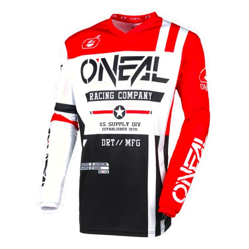 O'Neal Element V.24 Jersey Men's Warhawk Black/White/Red L