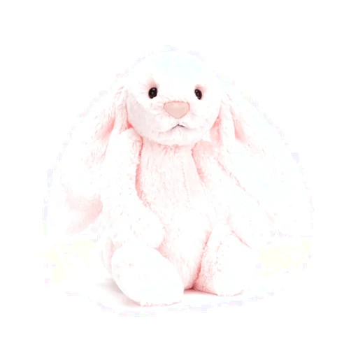 Jellycat Bashful Pink Bunny Medium - L: 9cm x W: 12cm x H: 31cm