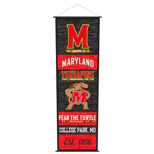 WinCraft Maryland Terrapins Banner and Scroll Sign