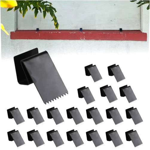 CNQLIS Black Hurricane Window Clips for 1/2