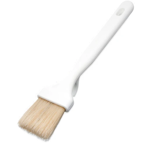 SPARTA 4037800 Meteor Boarhair Pastry Brush, Basting Brush With Built-In Projecting Hook, 2 Inches, Brown