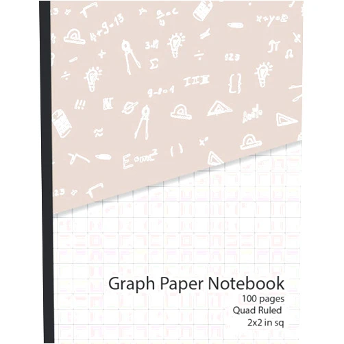 Flooky Loot Graph Paper Notebook: Grid Composition for Math Science Students Blank 2 squares per inch graph Quad Ruled 100 sheets (STEAMM Workbook Series)