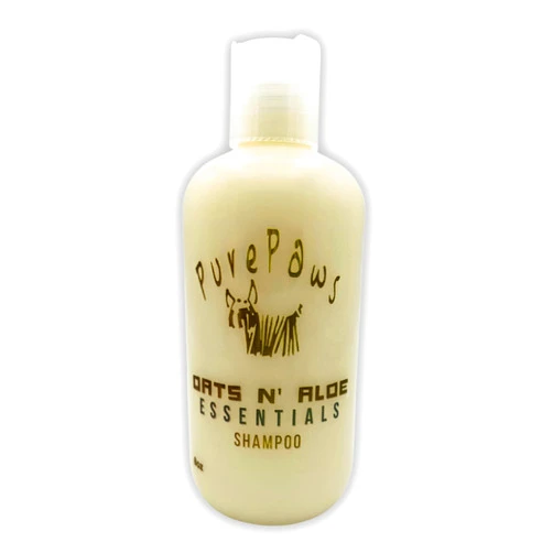 Pure Paws Oats N' Aloe Essentials Shampoo | Relieve and Restore Moisture to Dry, Sensitive or Irritated Skin | 8oz