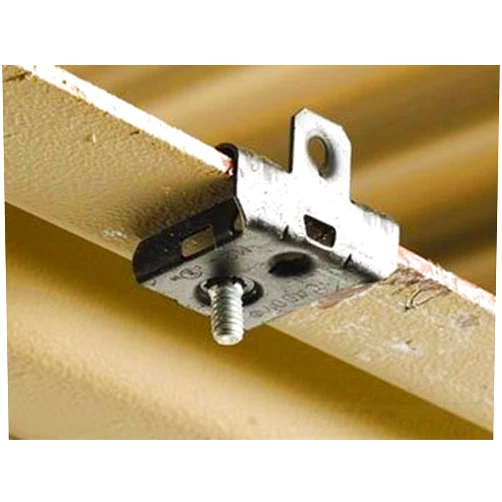 Erico M24S Caddy Armour Spring Steel Hammer-On Flange Clip 1/4-20 Rod