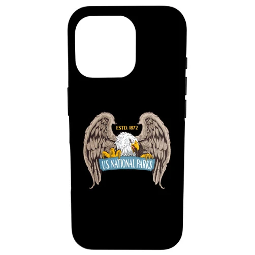 America's National Parks Outdoors Clothing and Co. iPhone 16 Pro US National Park Eagle - Outdoor - Hiking - Camping Graphic Case