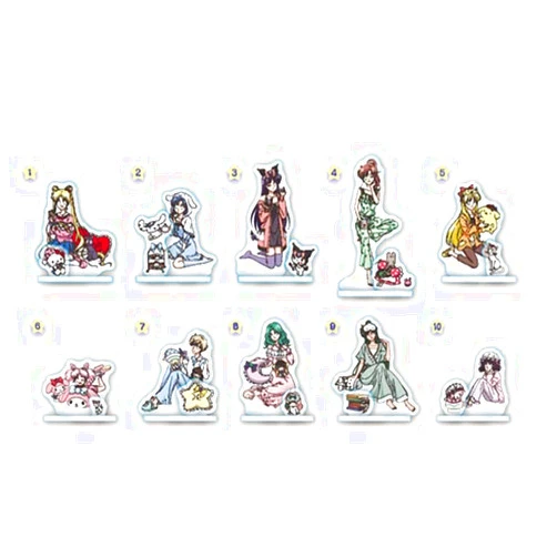ENSKY Sailor Moon Series x Sanrio Characters Acrylic Stand Collection, Box of 10