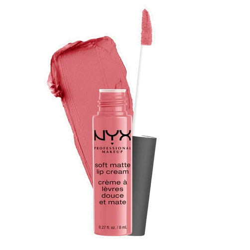 NYX PROFESSIONAL MAKEUP Soft Matte Lip Cream, Lightweight Liquid Lipstick - Beijing (Light Dusty Rose)