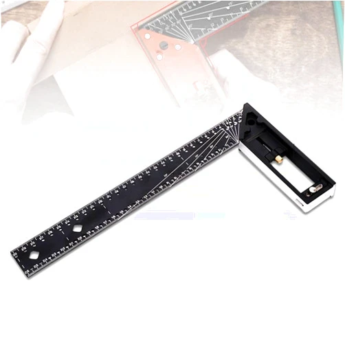AIIONP 2025 Upgrade Multi-Angle Measuring Ruler-High Quality Professional Measuring Tool, Universal Combination Angle, 45/90 Degree Multifunctional Gauge Right Angle Ruler for Precise Measuring, Drawing