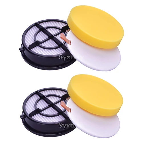 Syxtidy 2Pack 16871 16881 Filters for Bissell Pet Hair Eraser Febreze Upright Vacuum Cleaners Replacements Model 1650 Series, 1650A, 1650C, Part 1608861, 1608860