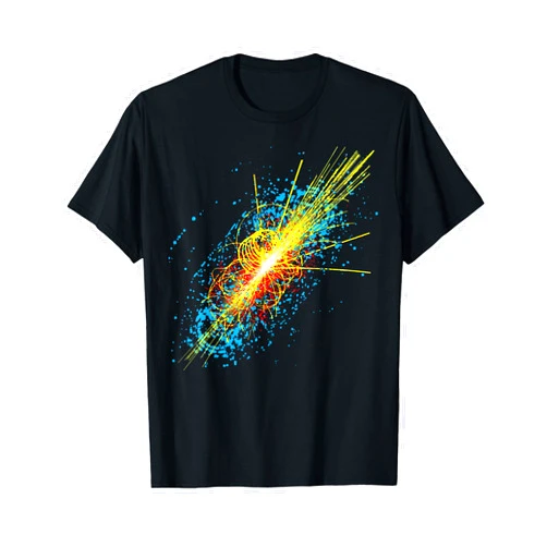 Cool Astrophysics Hadron Collider Fans T-shirts Higgs Boson Particle Quantum Theory Sci Fi Shirt Funny Gift T-Shirt