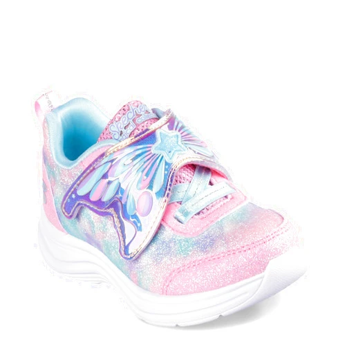 Skechers Girls Glimmer Kicks - Glittery Glam Sneaker