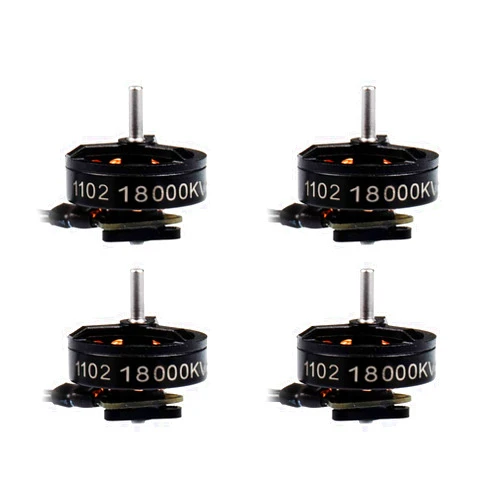 BETAFPV 4pcs 1102 18000KV Brushless Motor 1S FPV Motor for 1S Brushless Micro Whoop Drone like Meteor75 1S Brushless FPV Micro Drone