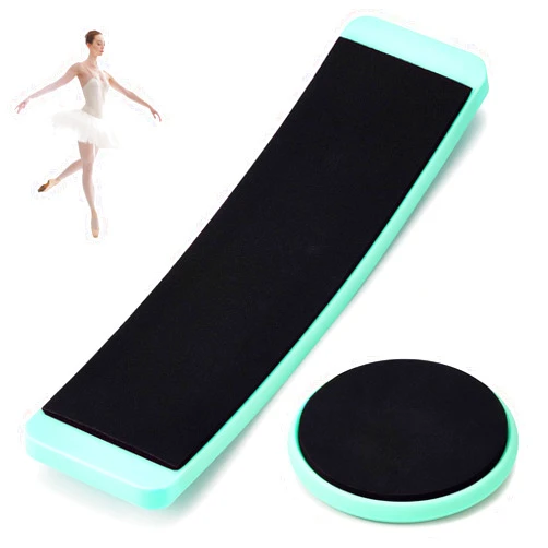 Motionchic 2 Pcs Portable Turning Board Figure Ice Skating Spinner for Ballet Dancers Ice Skaters Gymnasts Cheerleaders Training Improving Balance Pirouette Equipment
