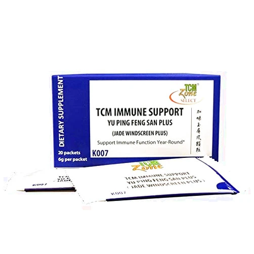 TCM Zone® Jade Windscreen Plus Immune Support Formula (Yu Ping Feng San Plus) 20-6g Granule Packets