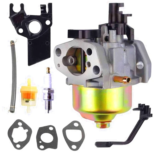 FYSHIQING 3500 Carburetor for Champion Power Equipment / PowerMax 3500 4000 Watt Gas Powered Portable Generator,With Insulator&Fuel filters