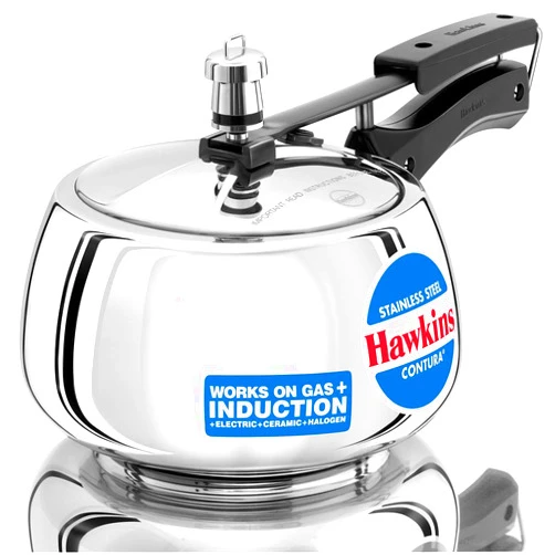 Hawkins Contura-SSC30 Pressure cooker, Small, Silver