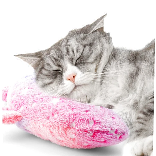 Homelifthub HomeLifeHub Dog & Cat Anxiety Relief Pillow - U-Shape Design for Small Pets, Machine Washable (Pink)