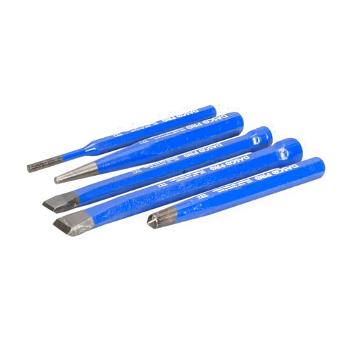 DASCO PRO 5 Piece Punch and Chisel Kit, Made in the USA, VN70013 VN70013