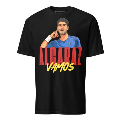 Shopsphère DISTRIBUTION T-Shirt Carlito | Tshirt Tennis | Gift | Birthday | Carlos Alcaraz