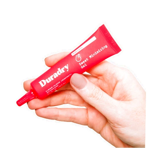 Duradry Sweat Minimizing Gel Antiperspirant for Men and Women - Prescription-Strength, Formulated for Excessive Underarm Sweating and Hyperhidrosis - 0.4 Fl Oz