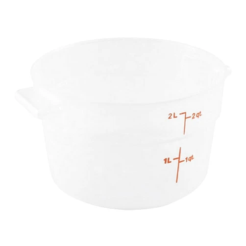 Cambro (RFS2PP190 2 Qt. Round Polypropylene Food Storage Container - Camwear
