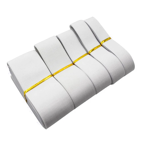 Dortrue Heavy Stretch Elastic Bands for Sewing 5 Mixed Sizes 10 Yards High Elasticity Elastic Strap for Sewing Waistband Pants Clothes