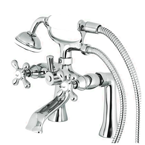 Kingston Brass KS268C Kingston Clawfoot Tub Faucet, 7-Inch Center, Polished Chrome