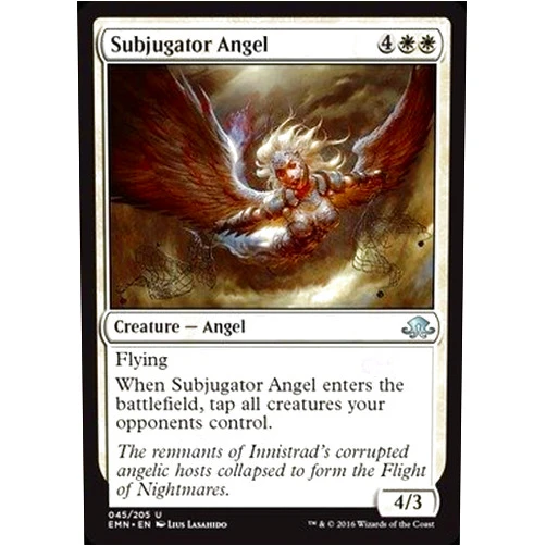 Magic: The Gathering Magic The Gathering - Subjugator Angel (045/205) - Eldritch Moon