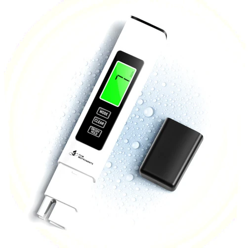 TUW INSTRUMENTS 2024 All-New 4 in 1 Accurate & Instant Read TDS Meter Digital Water Tester 0-9990ppm, EC Meter & Temperature Meter(°C, °F), Pool Test Kit with (2)Extra Batteries, Water Test Meter for Drinking Water
