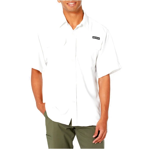 Staghorn Men's Mossy Oak Short Sleeve Button Down Fishing Shirt