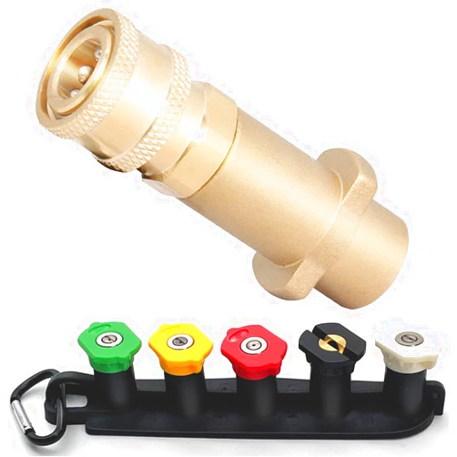 Kallwong Brass Pressure Washer Gun Adapter with 1/4
