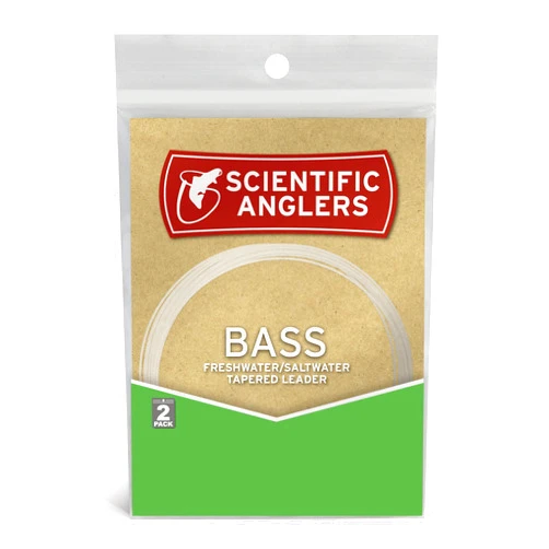 Scientific Anglers Premium Freshwater Bass Leaders (2 Pack)