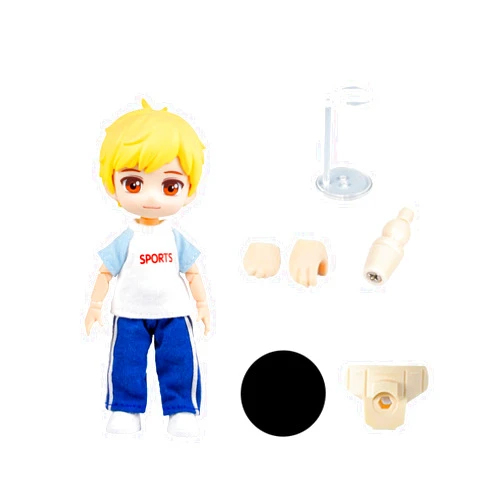 YMY DOLL YMY Movable Joint Doll Ob11 1/12 Bjd Toys Including Gsc Doll Head Body Clothes Shoes（Yuzhi）