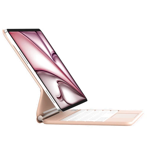 D DINGRICH iPad Air 11 inch (M2) Case with Keyboard 2024 - Magic Keyboard iPad Pro 11 4th/3rd/2nd/1st Gen - Rainbow Colors Backlit - Multi-Touch Trackpad - Magnetic Clasp Keyboard Case for iPad Air 5th/4th Gen