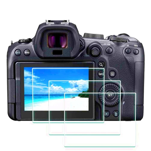 ULBTER Screen Protector for Canon EOS R7 /EOS R6 Mark II/EOS R6 Camera, 9H EOSR6 EOSR7 Tempered Glass Screen Protector Edge to Edge Protection,Anti-Scrach Anti-Bubble [3 Pack]