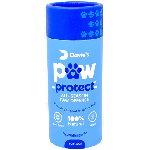 Davie's Naturals Davie's Dog Paw Balm - Lick Safe, Non Greasy, Non Staining, All Natural Ingredients to Protect, Heal, and Sooth - Easy to Apply Stick Paw Pad Protector - All Breeds and Ages - Made in The USA